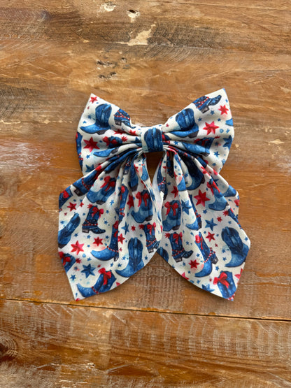 Fourth Of July Sailor bows