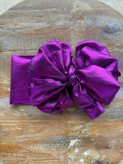 Metallic Messy Headwraps