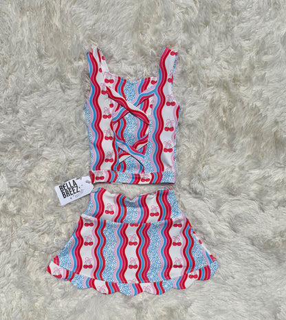 Groovy Girl Yoga Skirt Set