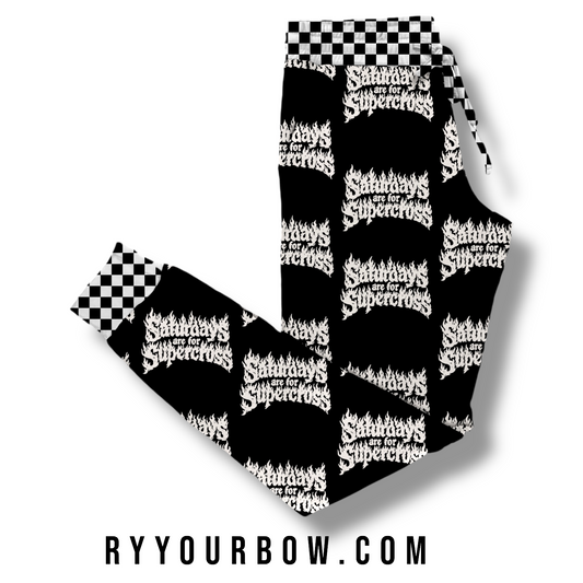 Saturdays Are For Supercross Adult Joggers *PREORDER*