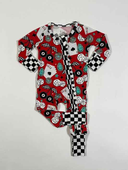 Wild Card Ruffled Bamboo Sleeper