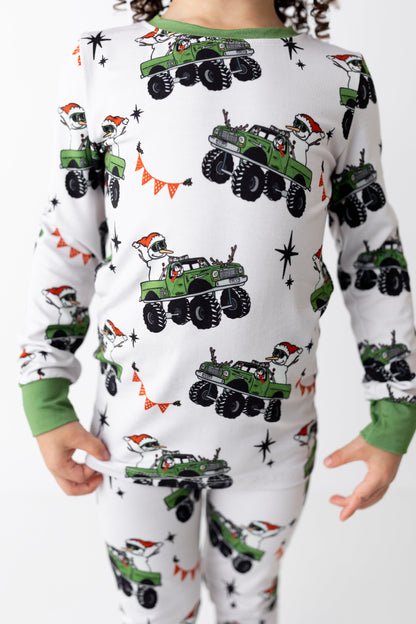 Snow Squad-AK Dreamers Bamboo zipper PJ’s RTS