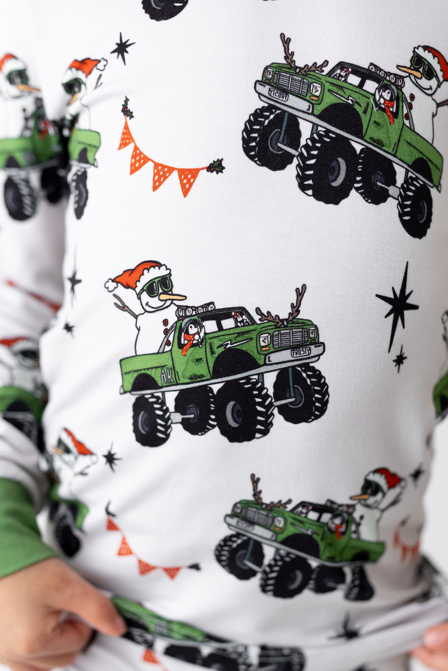 Snow Squad-AK Dreamers Bamboo zipper PJ’s RTS