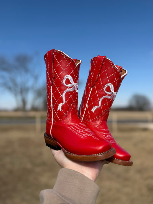Red Bow Tanner Mark Boots