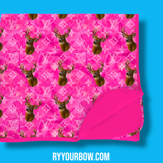 Hunting Babe Bamboo Double Sided Blanket Pre Order