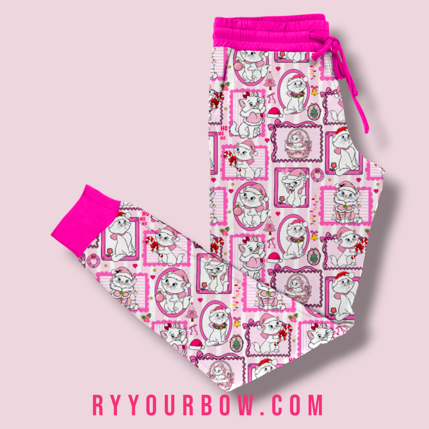 Merry Meowmas YOUTH SIZE Joggers *PREORDER*