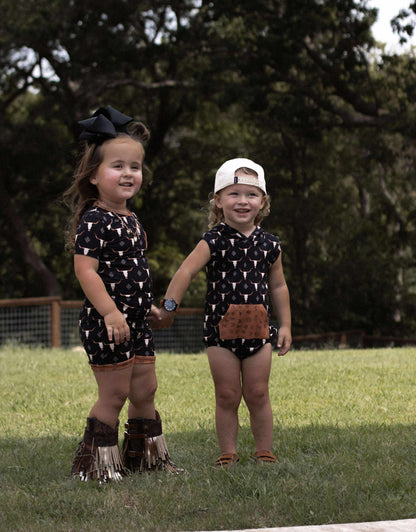 Ranch N Rust Bamboo Short Set