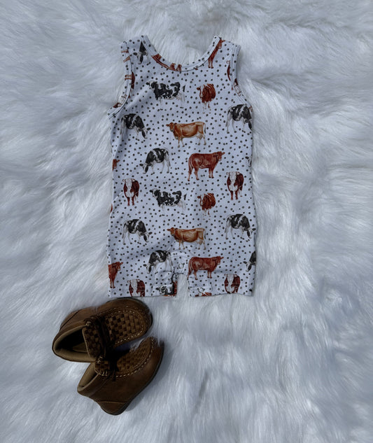 Heifer Tank Top Romper