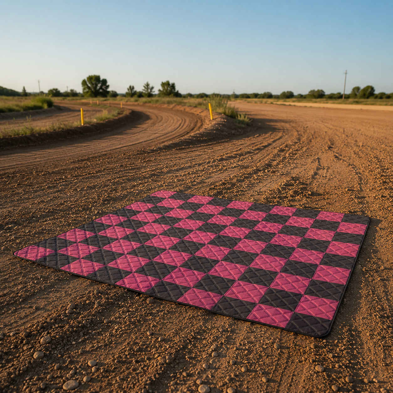 Pit Stop Pink Track Mat