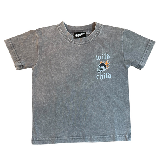 Wild Burn Acid Wash Tee