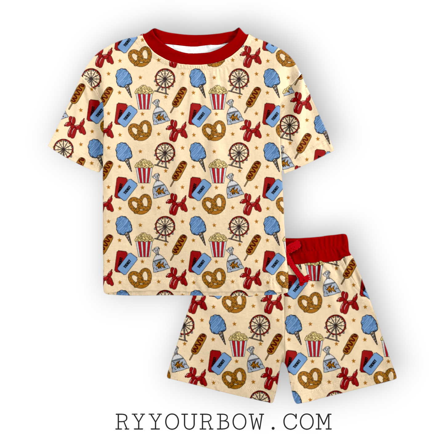 CARNIVAL T-Shirt + Shorts Set Bamboo
