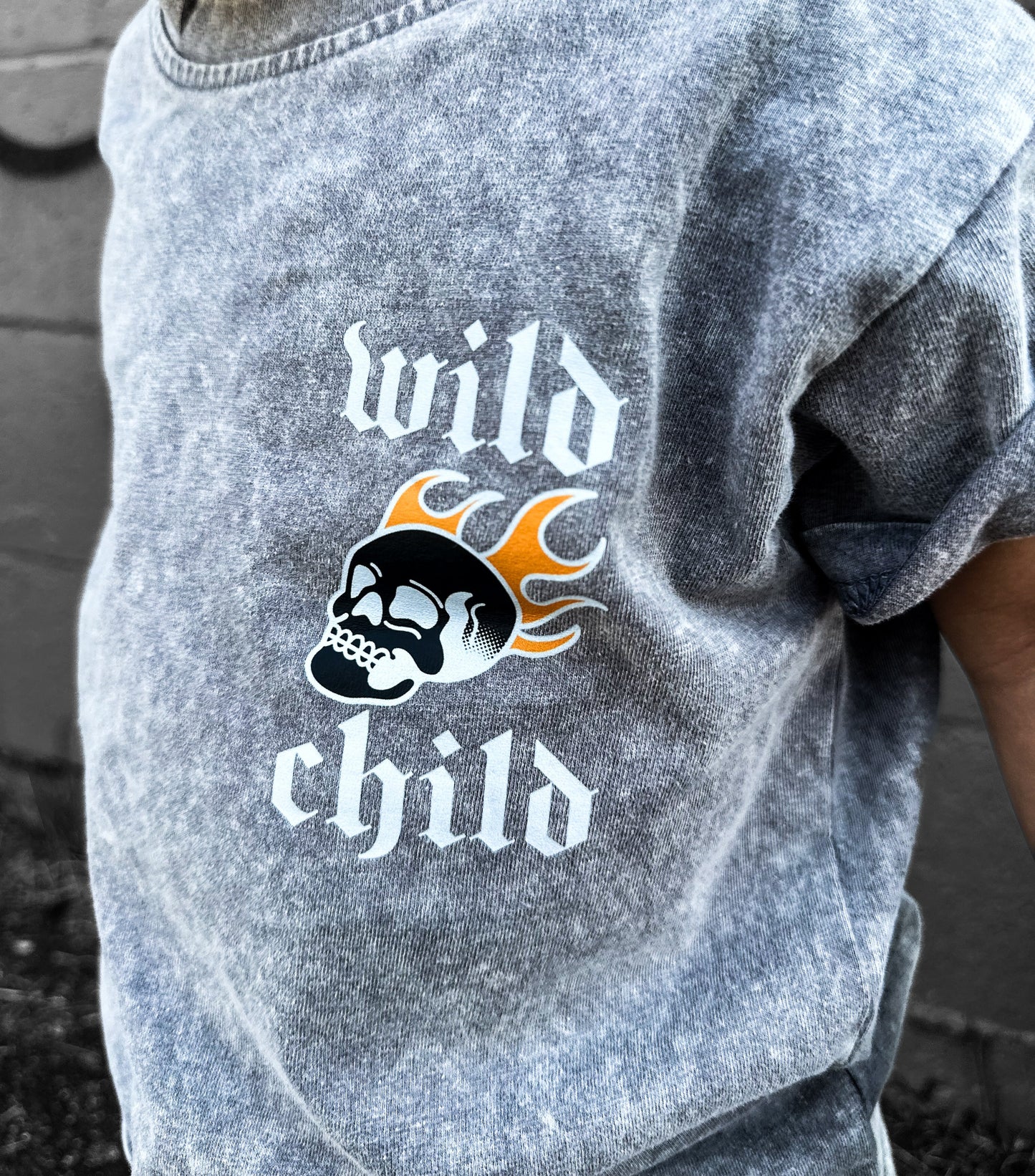 Wild Burn Acid Wash Tee