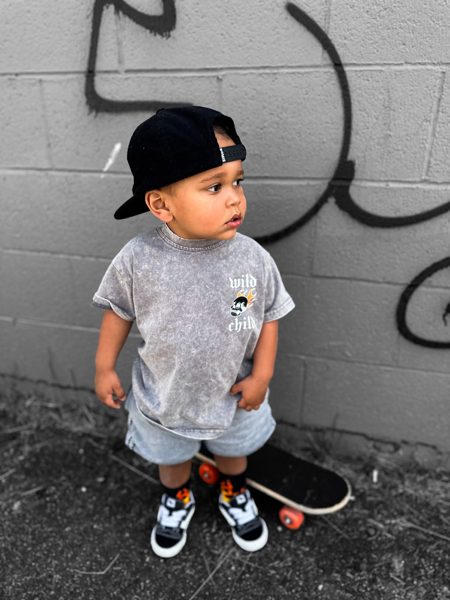 Wild Burn Acid Wash Tee