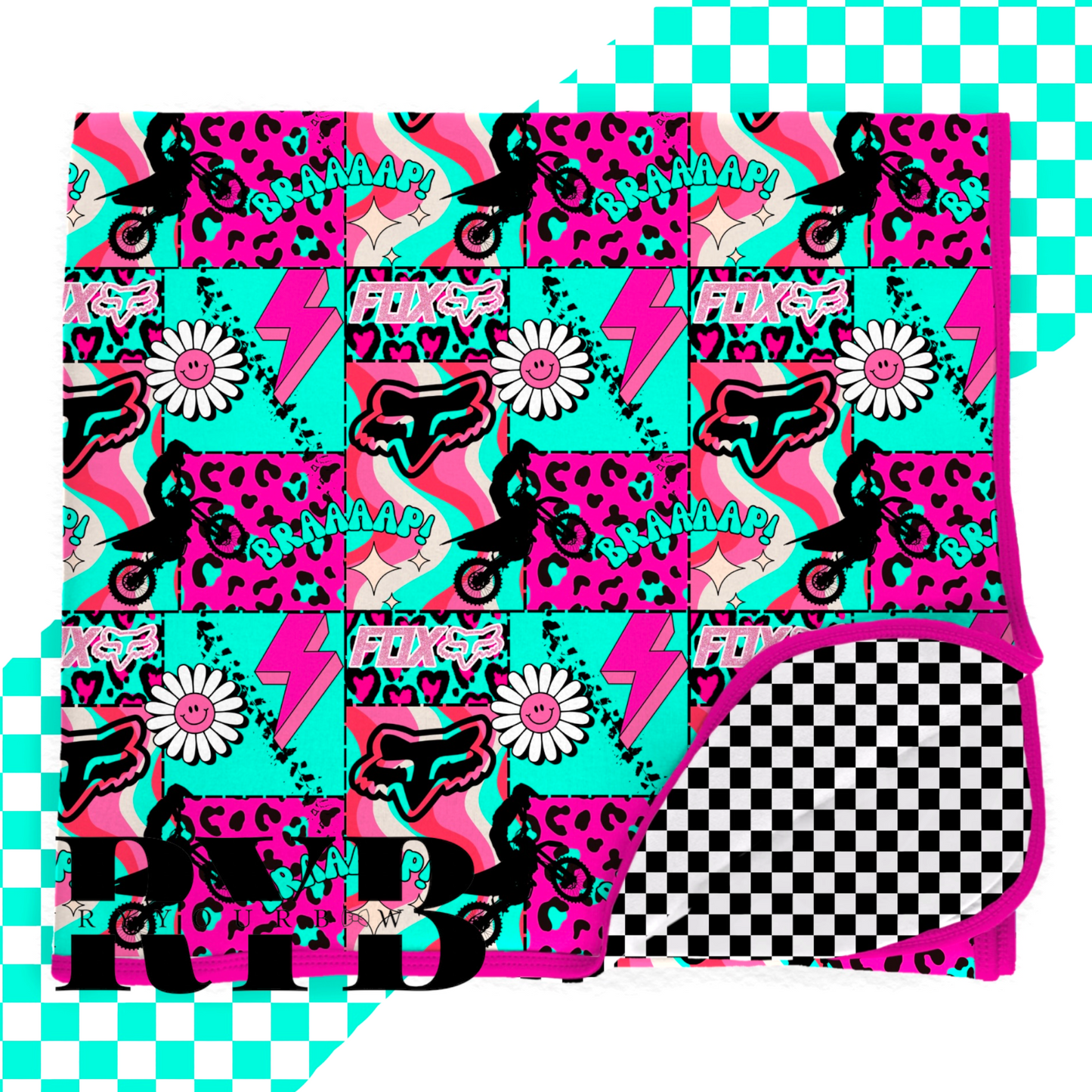 BRAAAP Bamboo Double Sided Blanket RTS