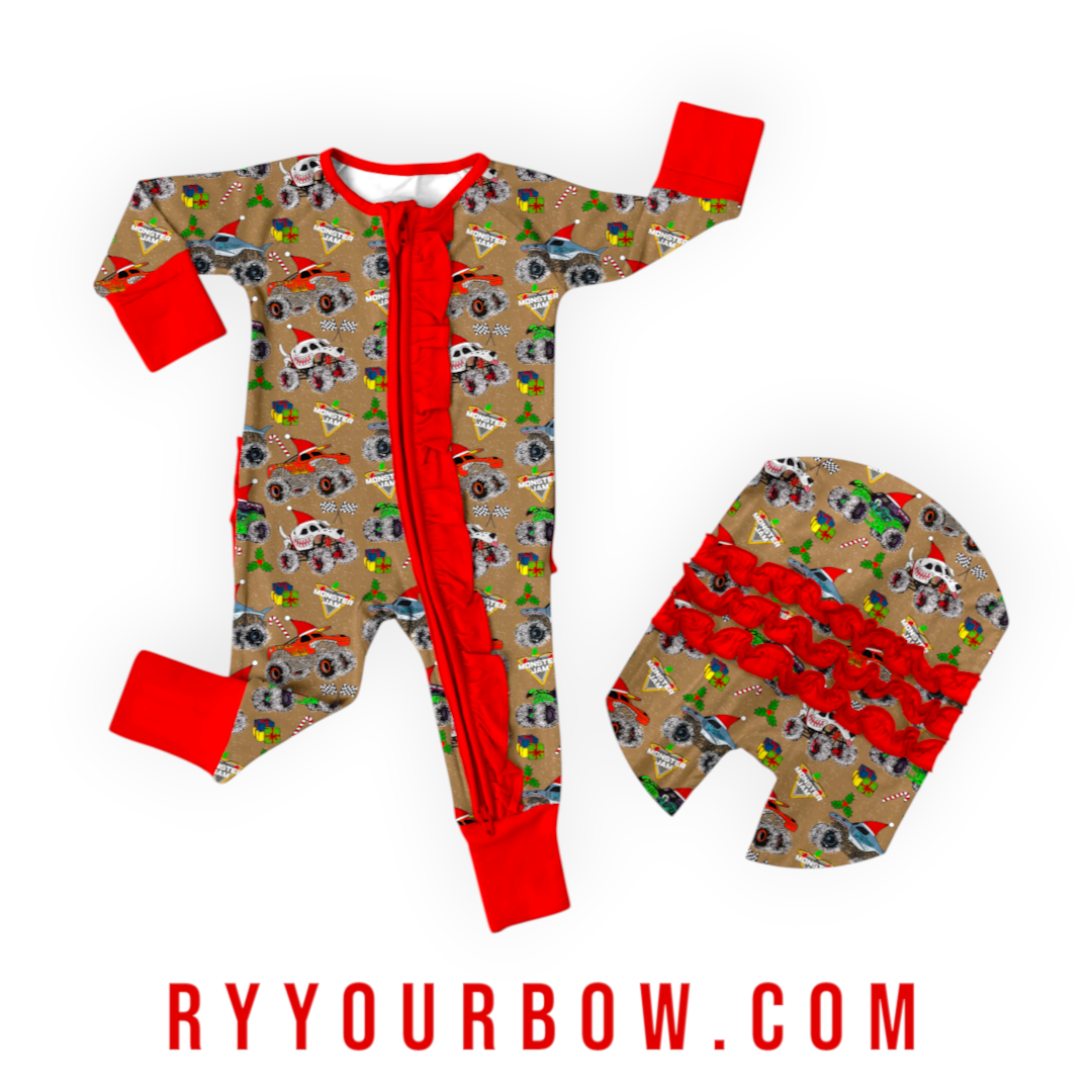 Jingle & Jam Ruffled Zippy *PREORDER*