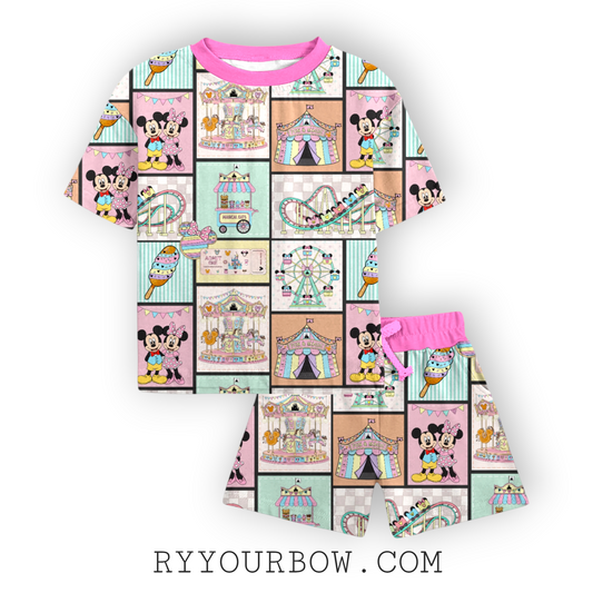 MAGICAL CARNIVAL T-Shirt + Shorts Set Bamboo *PREORDER*
