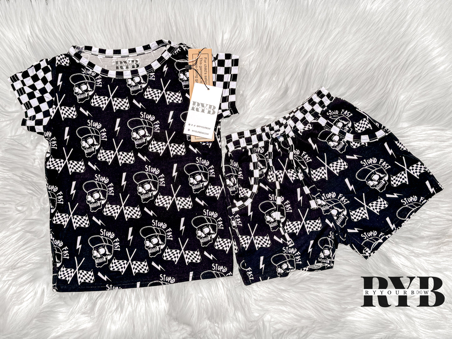 Stupid Fast Shirt + Shorts Set Bamboo RTS