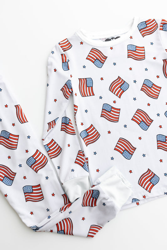 USA Flags—Zipper AK DREAMERS BAMBOO