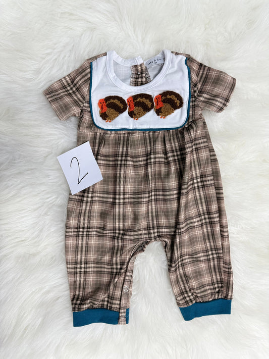 Blue Plaid Thanksgiving Jumper (#2)