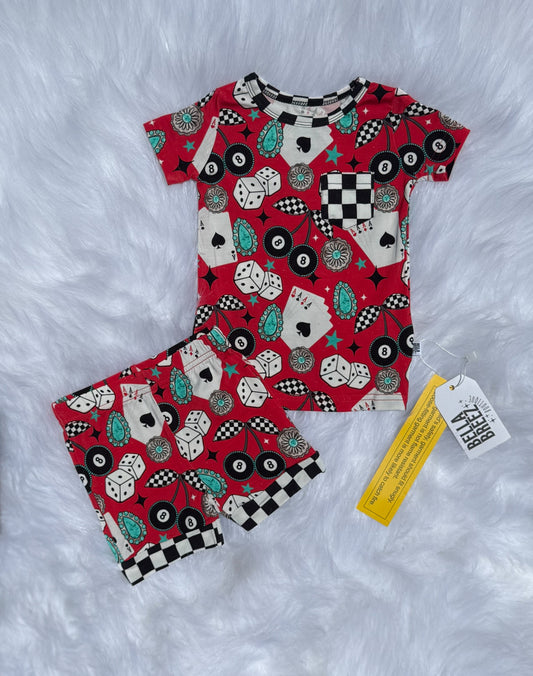 Wild Card Bamboo Short Set