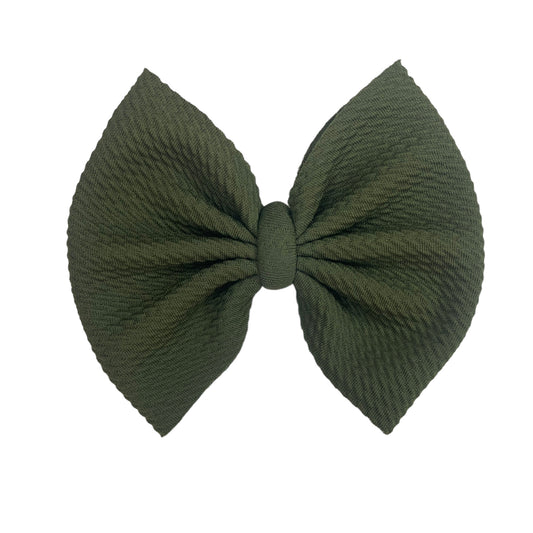 Olive Solid Bow