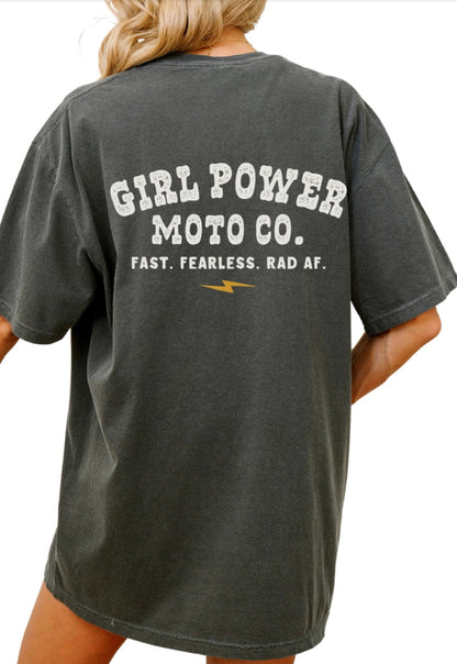 Girl Power Moto Club Tee