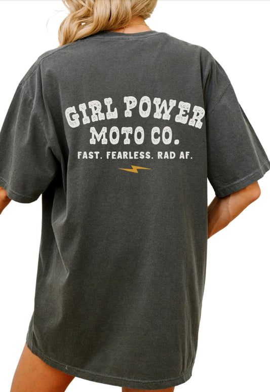 Girl Power Moto Club Tee