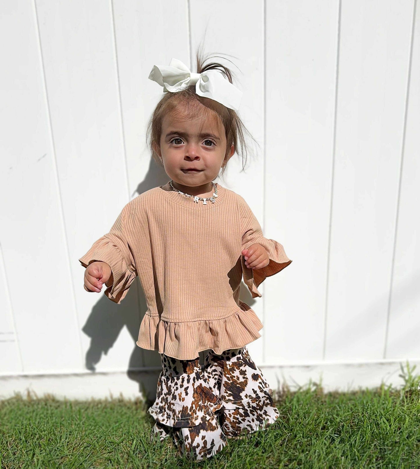 Desert Bloom ruffle top