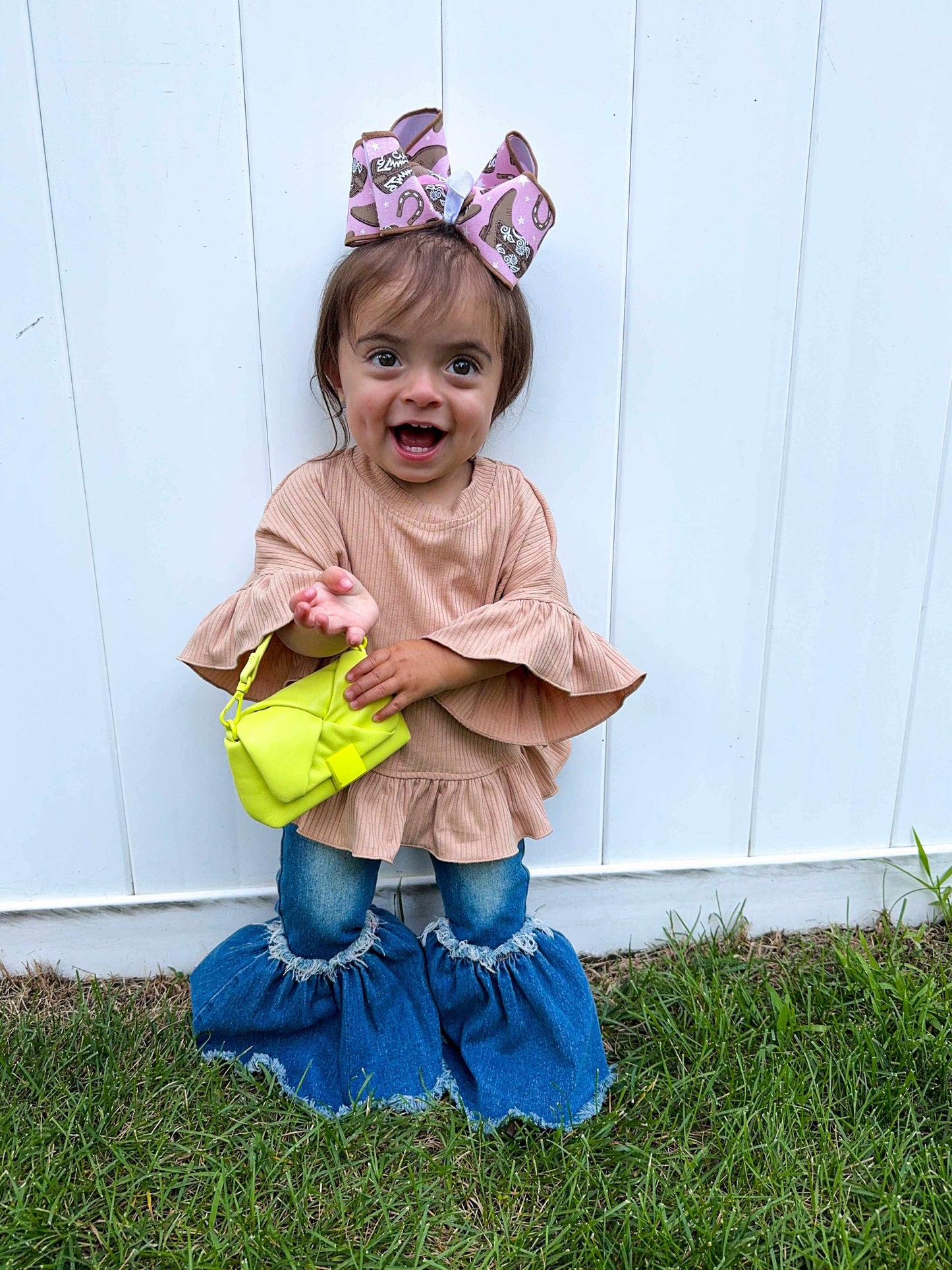 Desert Bloom ruffle top