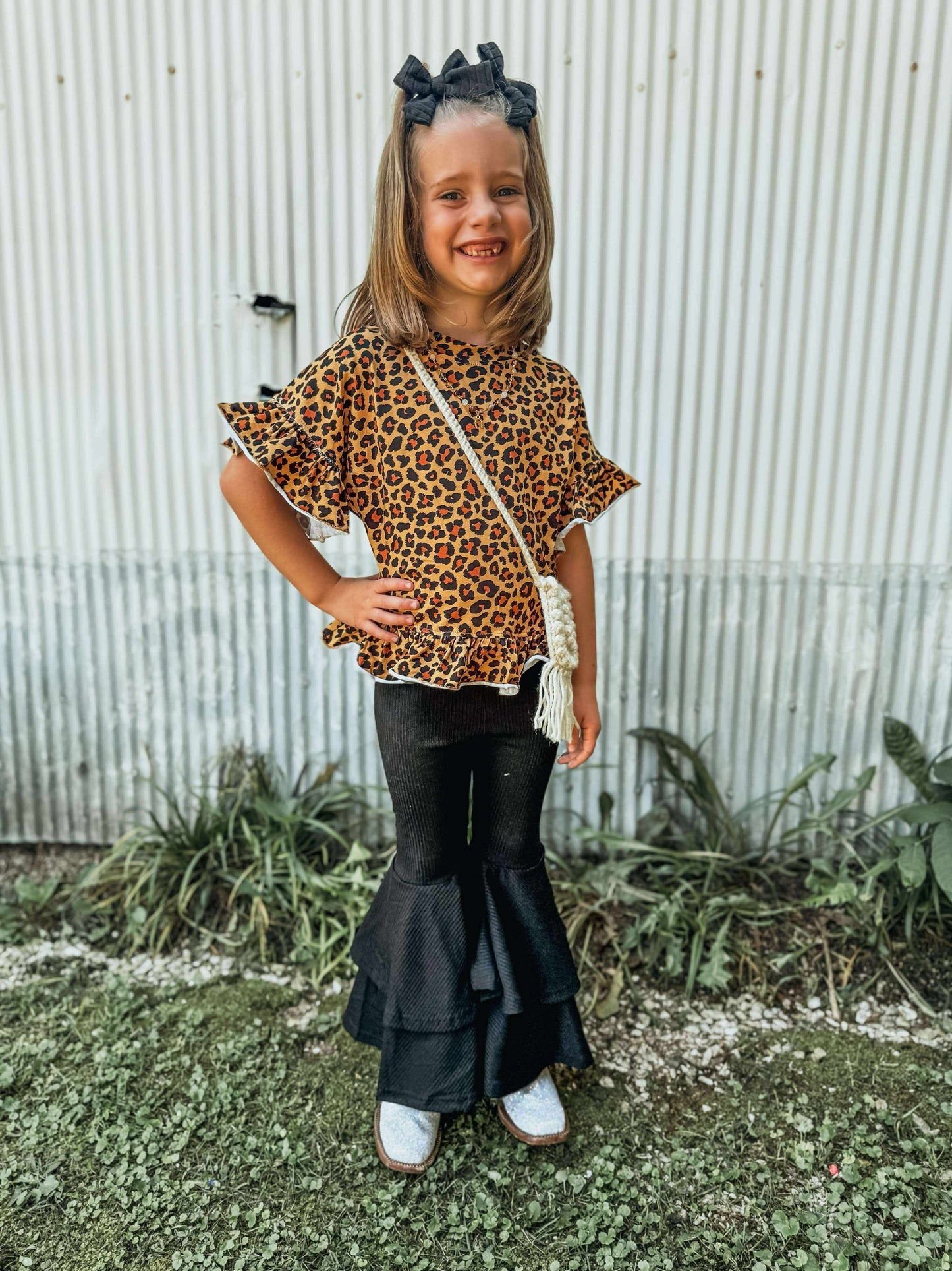 Basic but Bold Double Bell Bottoms