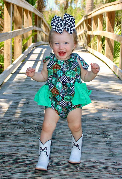 Small Town Girl ruffle romper