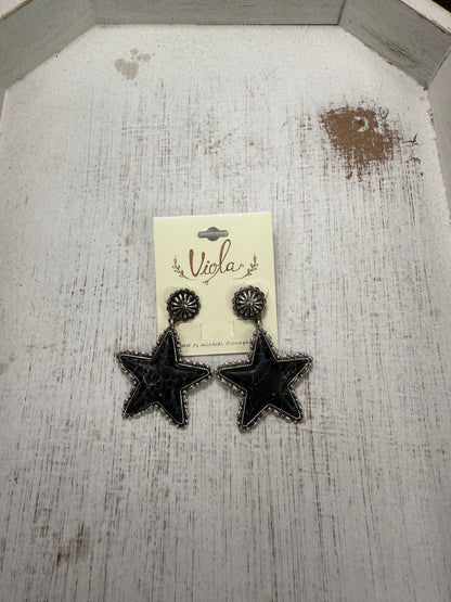 Western Star Earrings (5 colors)