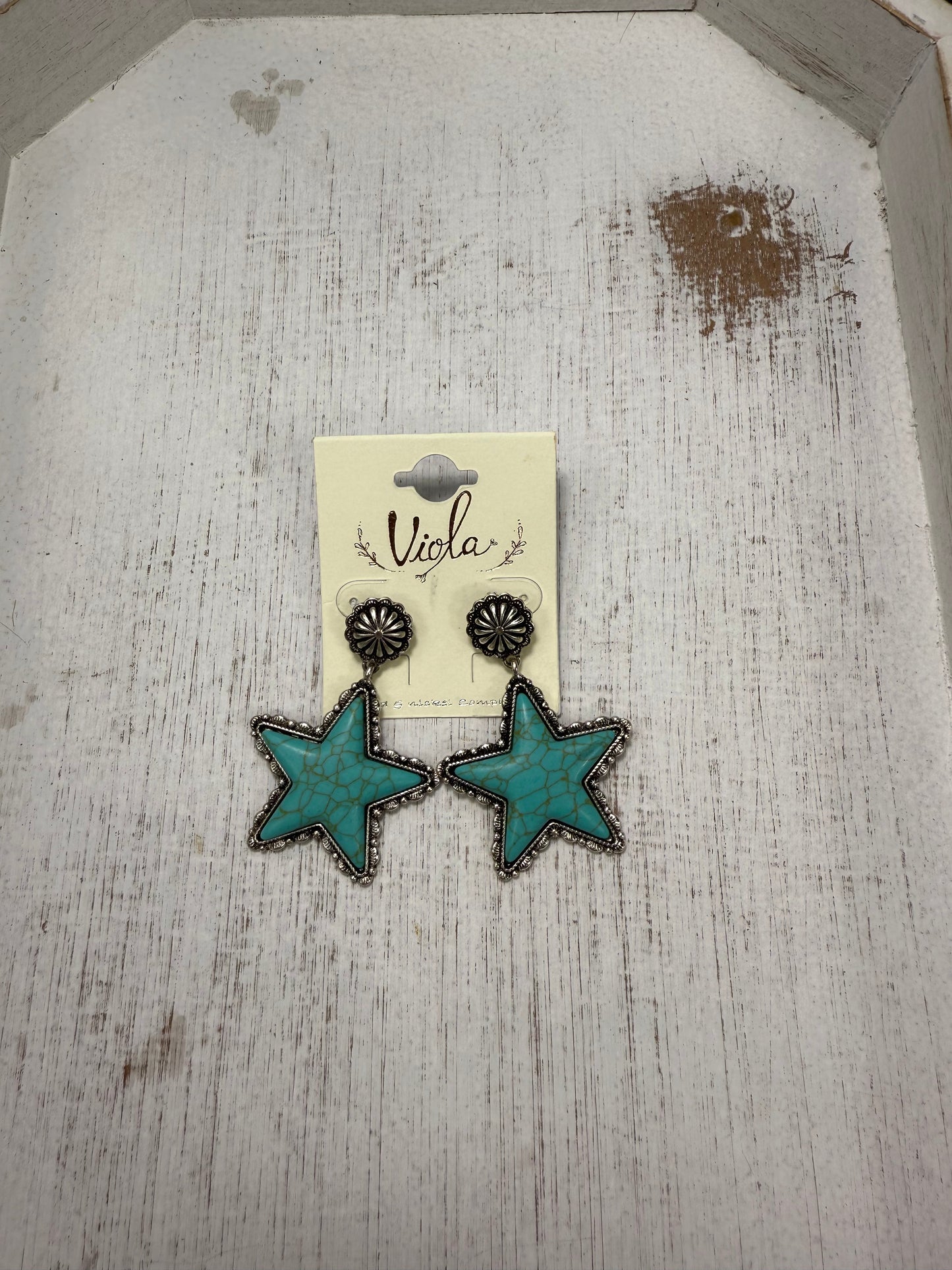 Western Star Earrings (5 colors)
