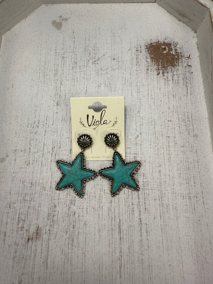 Western Star Earrings (5 colors)