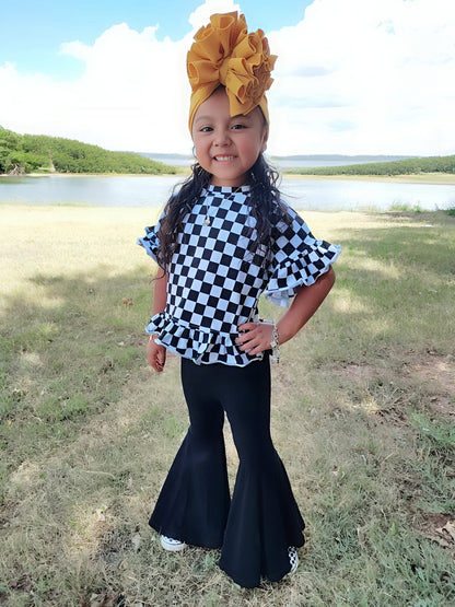 Basic but Bold Double Bell Bottoms