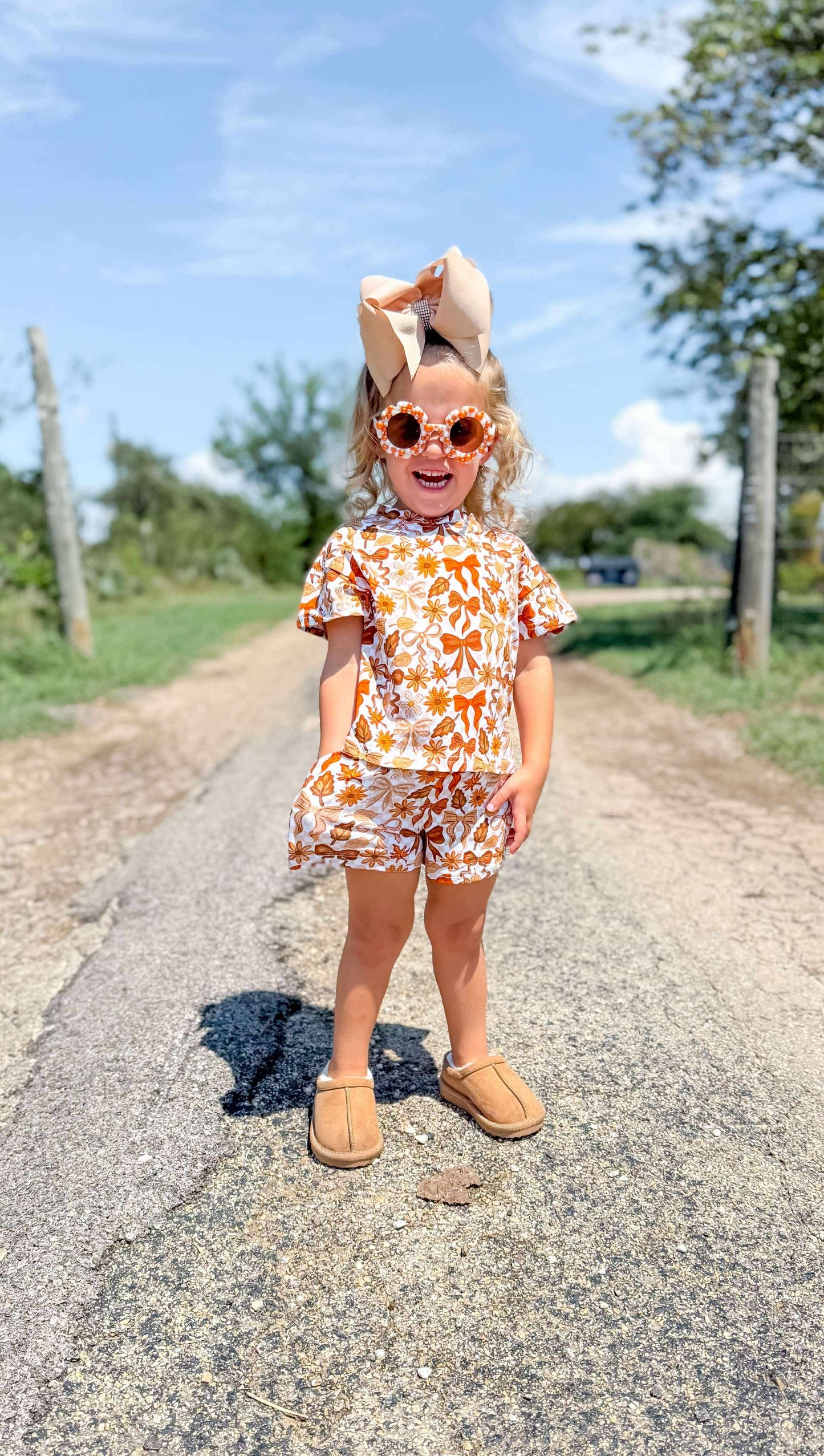 Pumpkin Spice Bows Oversized Set