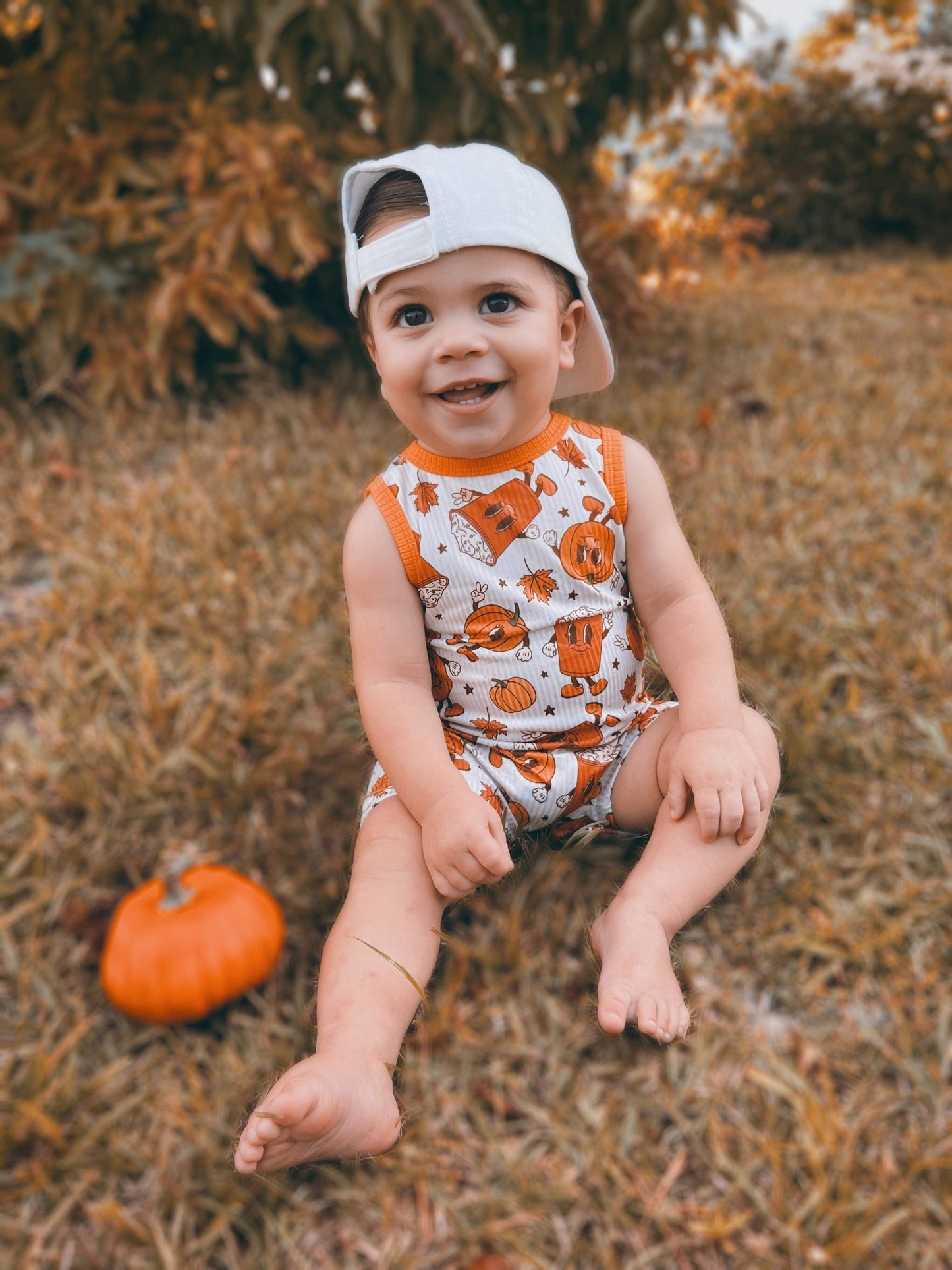 Pumpkin Spice Romper