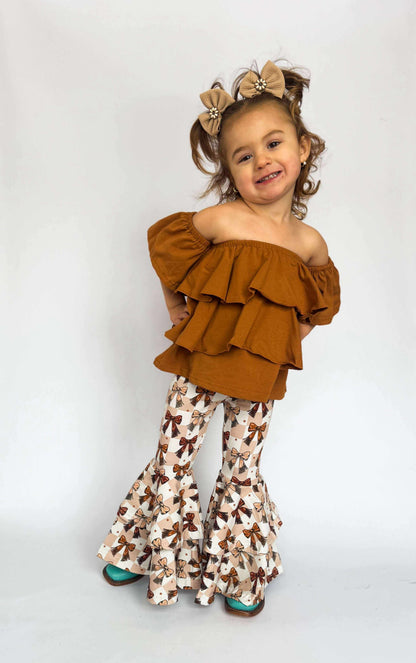 Honey Bow Double Bell Bottoms