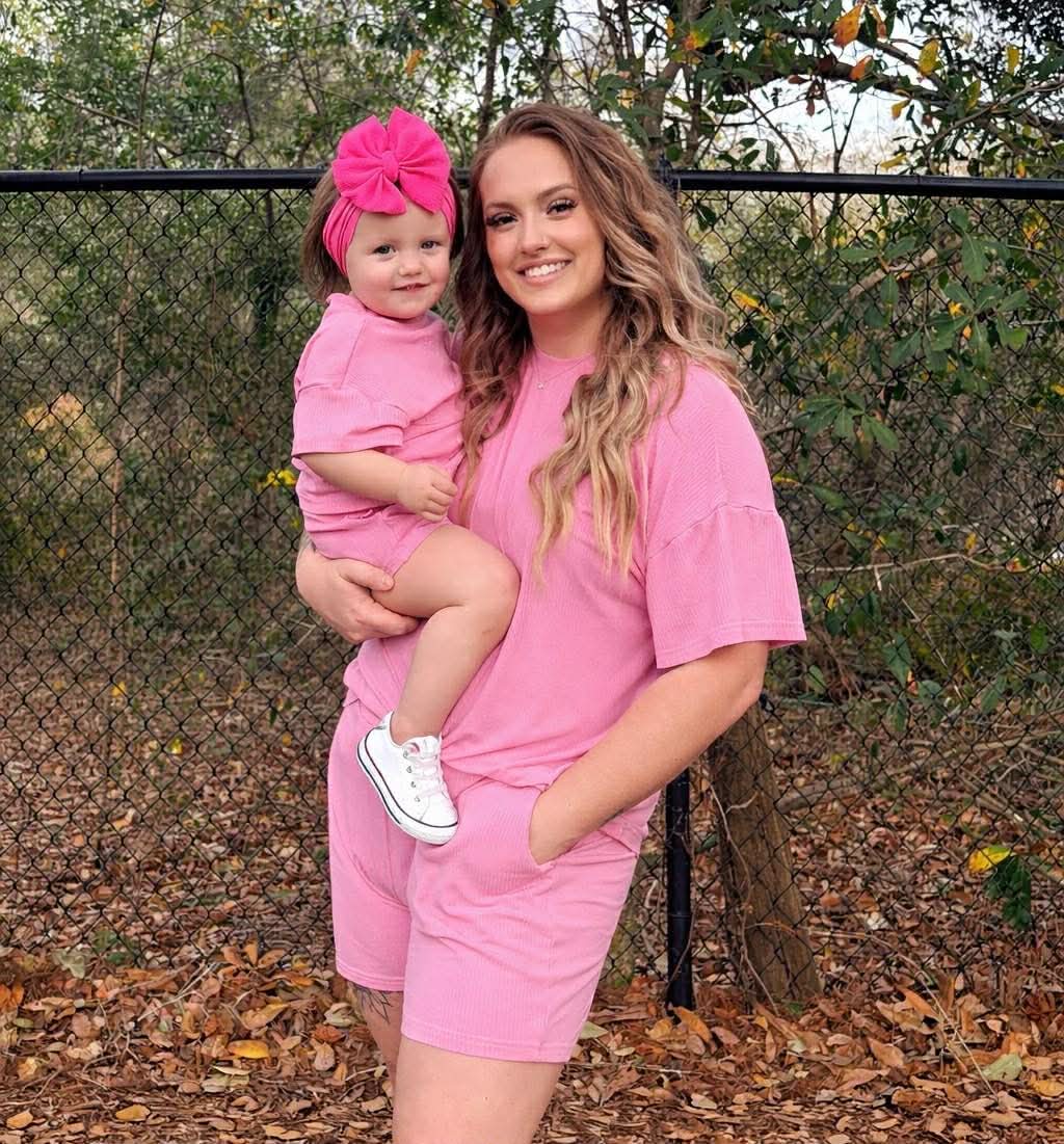 Kids pink short set