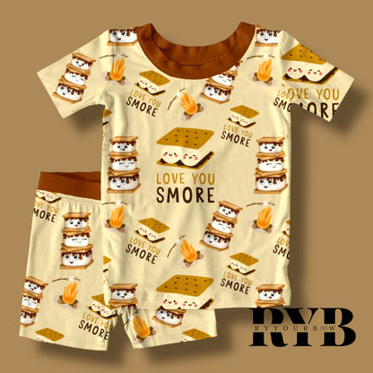 LOVE YOU SMORE Short Set RTS