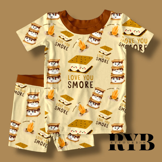 LOVE YOU SMORE Short Set RTS