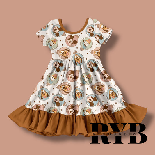 Magical Bamboo Ruffled Dress RTS