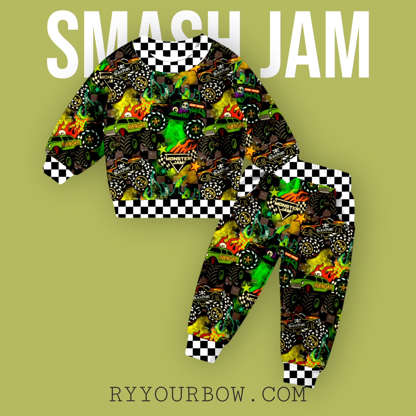 Smash Jam Sweatshirt + Joggers Set Bamboo RTS