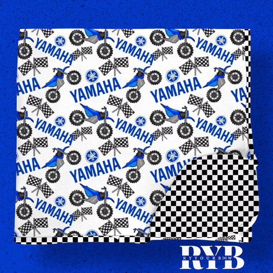 Team Blue Bamboo Double Sided Blanket