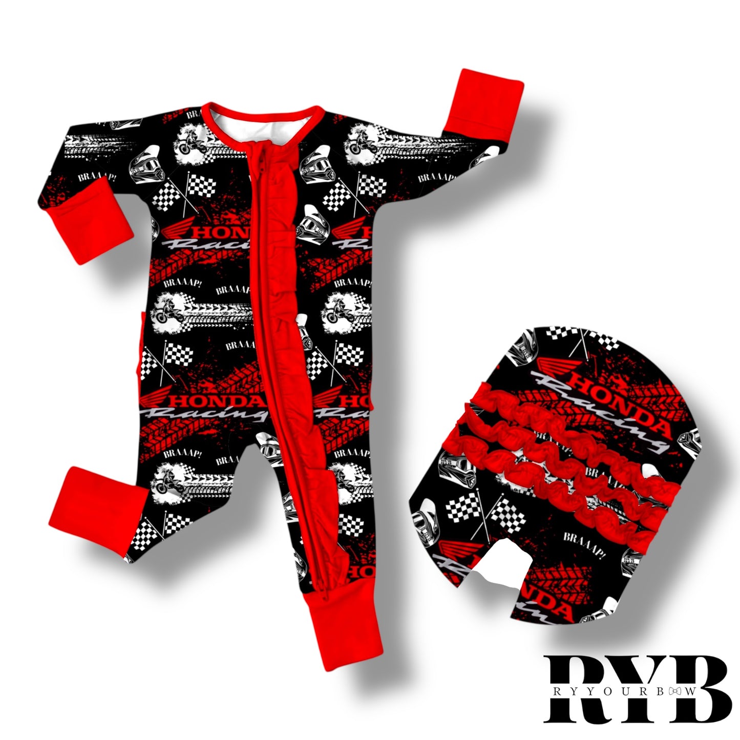 Red Team Ruffled Zippy