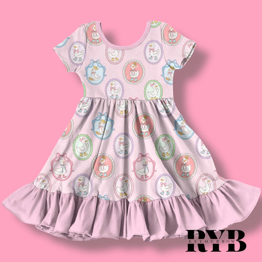 Sweet Goose Bamboo Ruffled Dress RTS