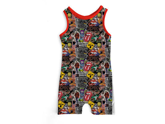 Rock and Roll Ollie Romper