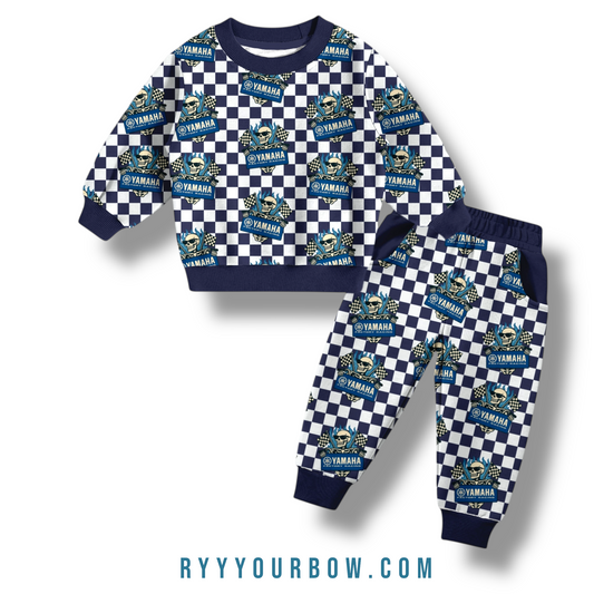 Blue Team Sweatshirt + Joggers Set Bamboo Pre Order