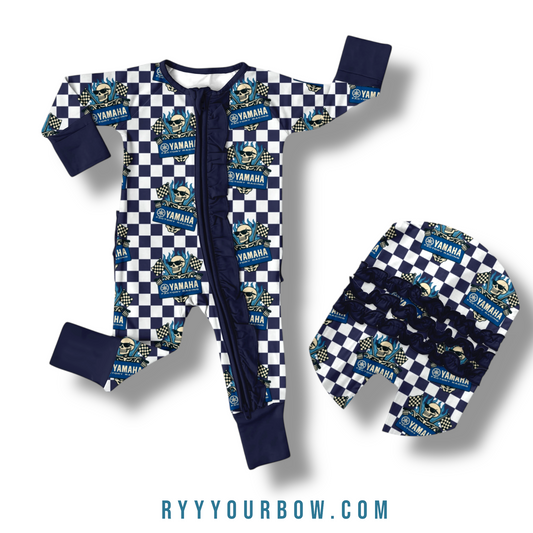 Blue Team Ruffled Zippy PreOrder