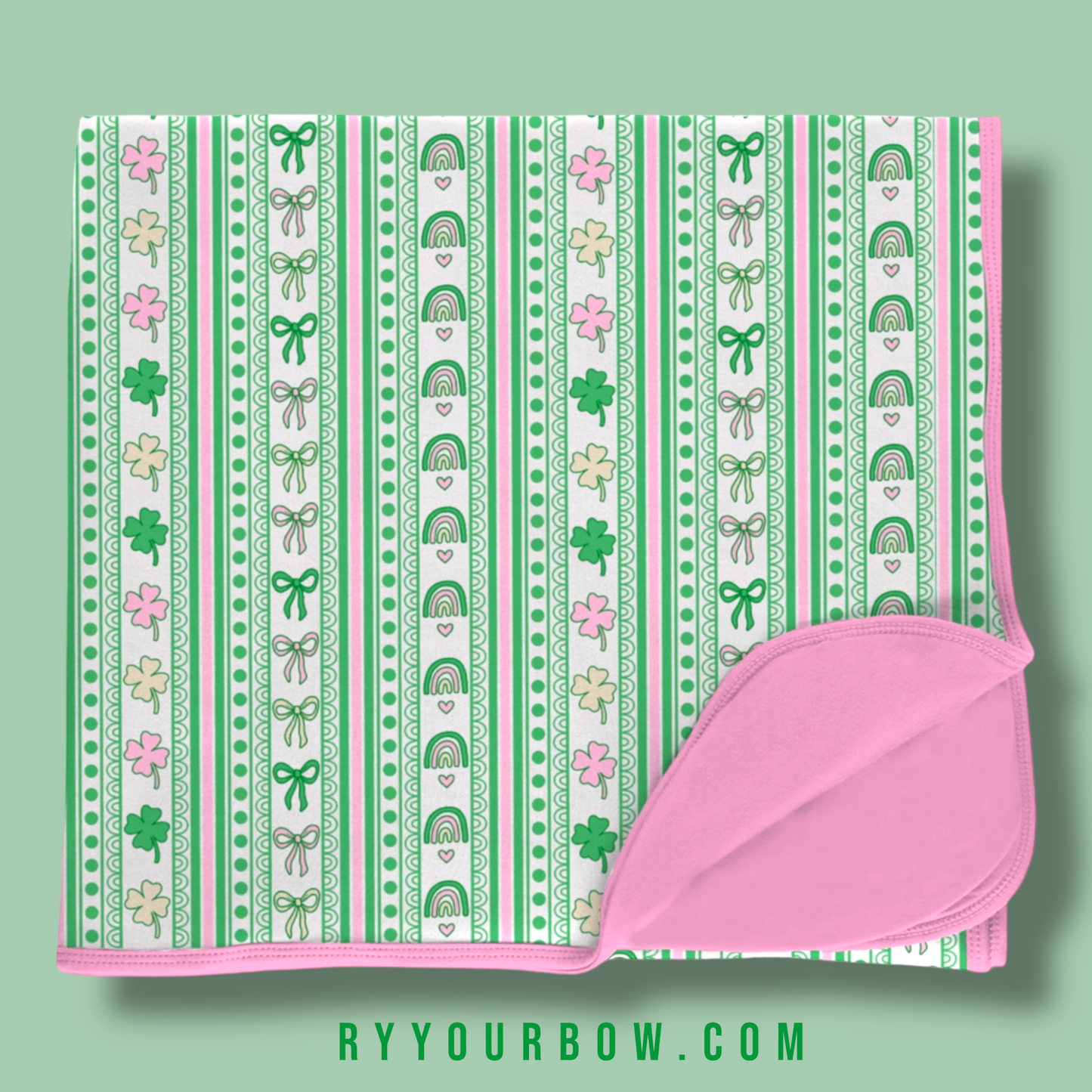 Clover The Rainbow  Bamboo Double Sided Blanket Pre Order